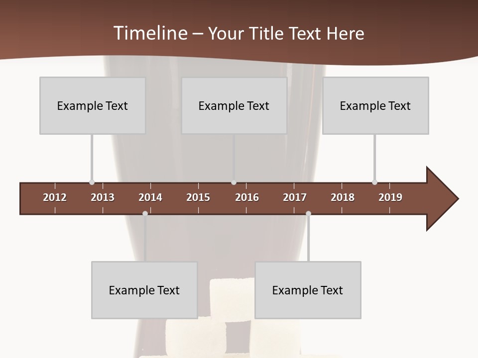 A Glass Of Beer Next To A Pile Of Ice Cubes PowerPoint Template