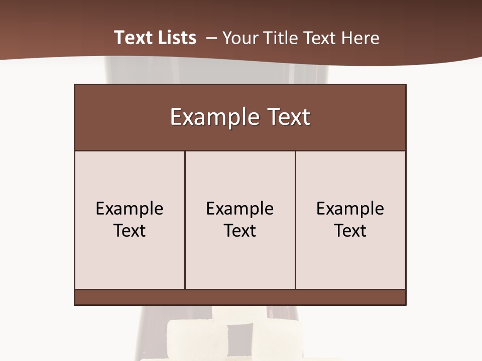 A Glass Of Beer Next To A Pile Of Ice Cubes PowerPoint Template