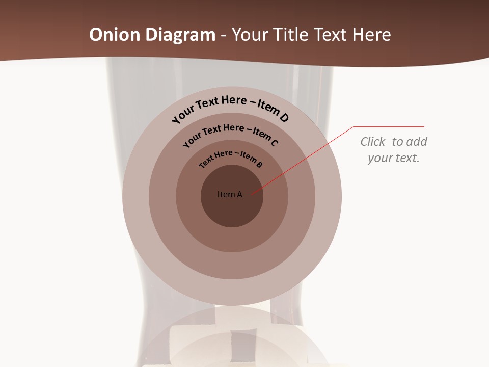 A Glass Of Beer Next To A Pile Of Ice Cubes PowerPoint Template