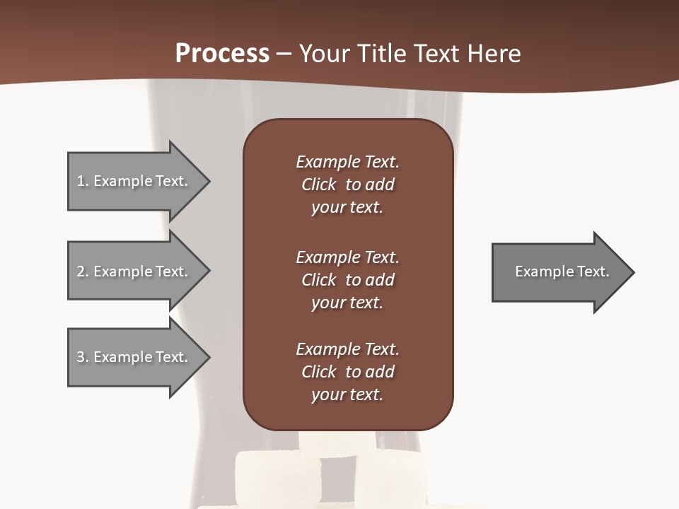 A Glass Of Beer Next To A Pile Of Ice Cubes PowerPoint Template
