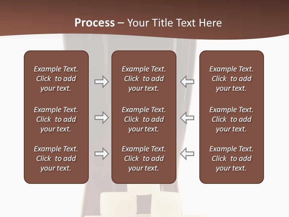 A Glass Of Beer Next To A Pile Of Ice Cubes PowerPoint Template
