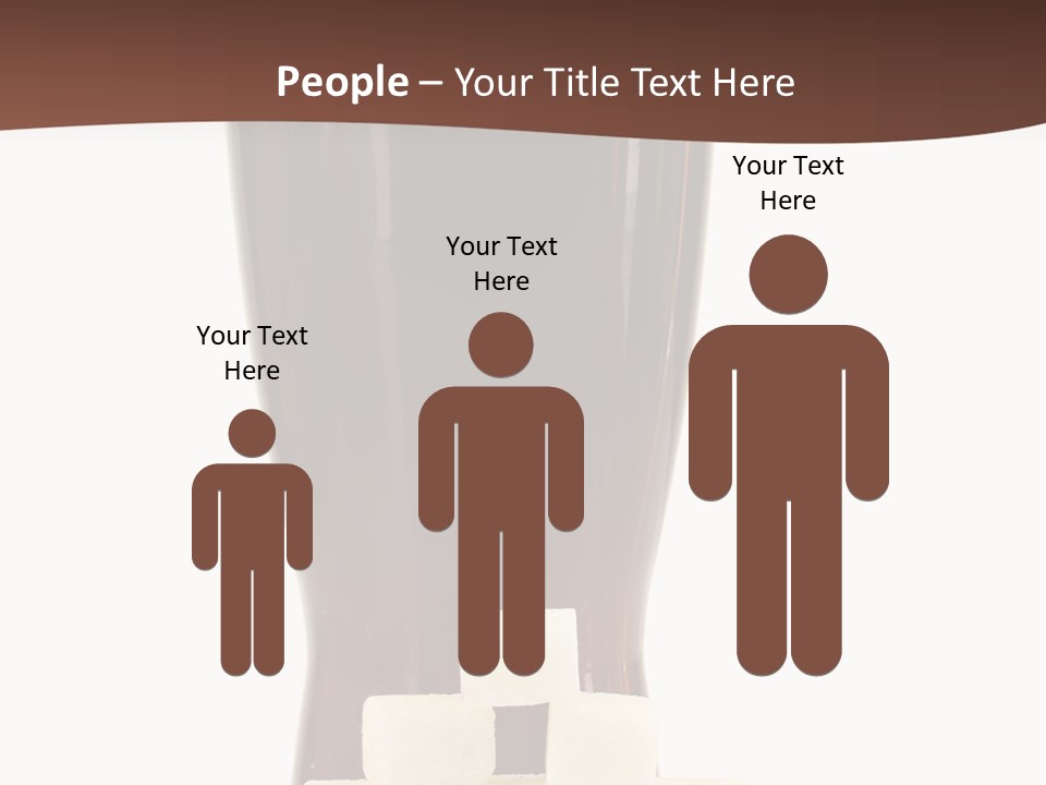 A Glass Of Beer Next To A Pile Of Ice Cubes PowerPoint Template