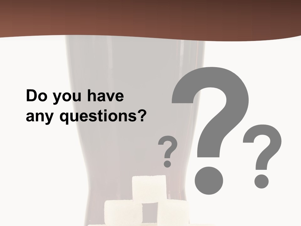 A Glass Of Beer Next To A Pile Of Ice Cubes PowerPoint Template