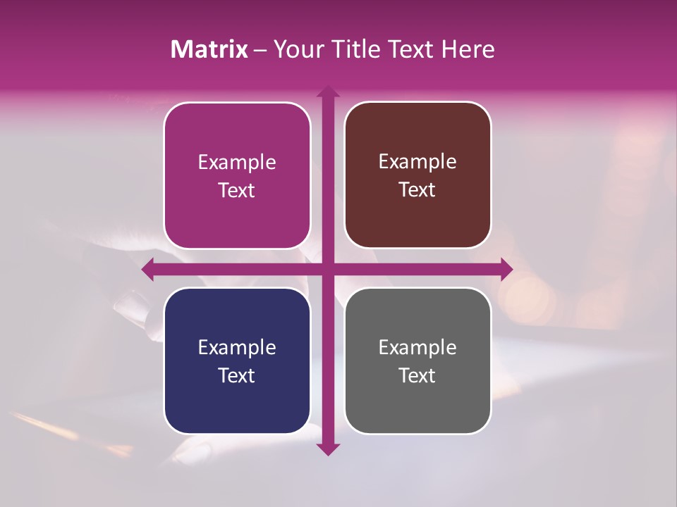 A Person Using A Tablet On A Table PowerPoint Template