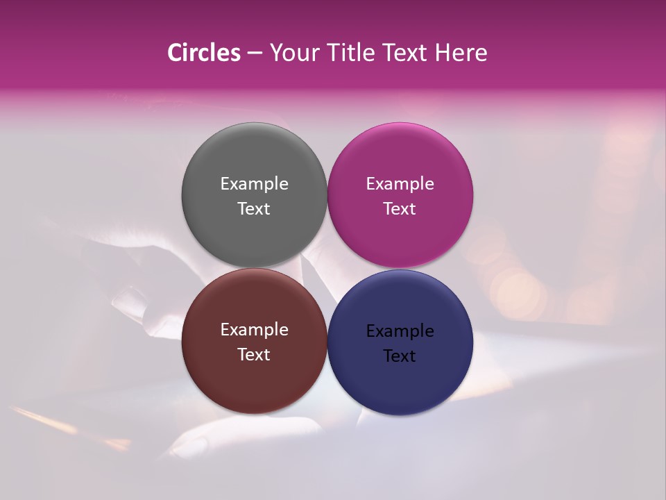 A Person Using A Tablet On A Table PowerPoint Template