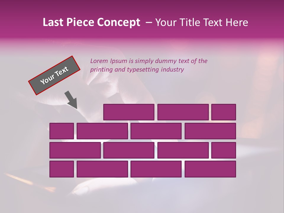 A Person Using A Tablet On A Table PowerPoint Template
