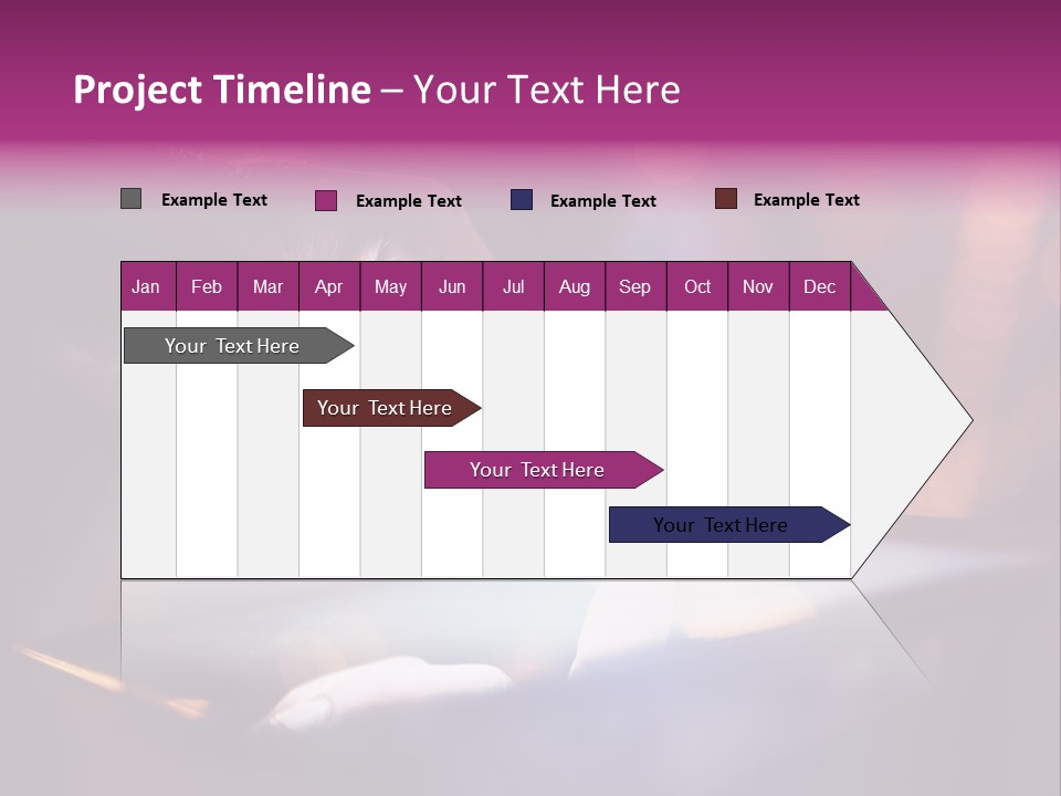 A Person Using A Tablet On A Table PowerPoint Template