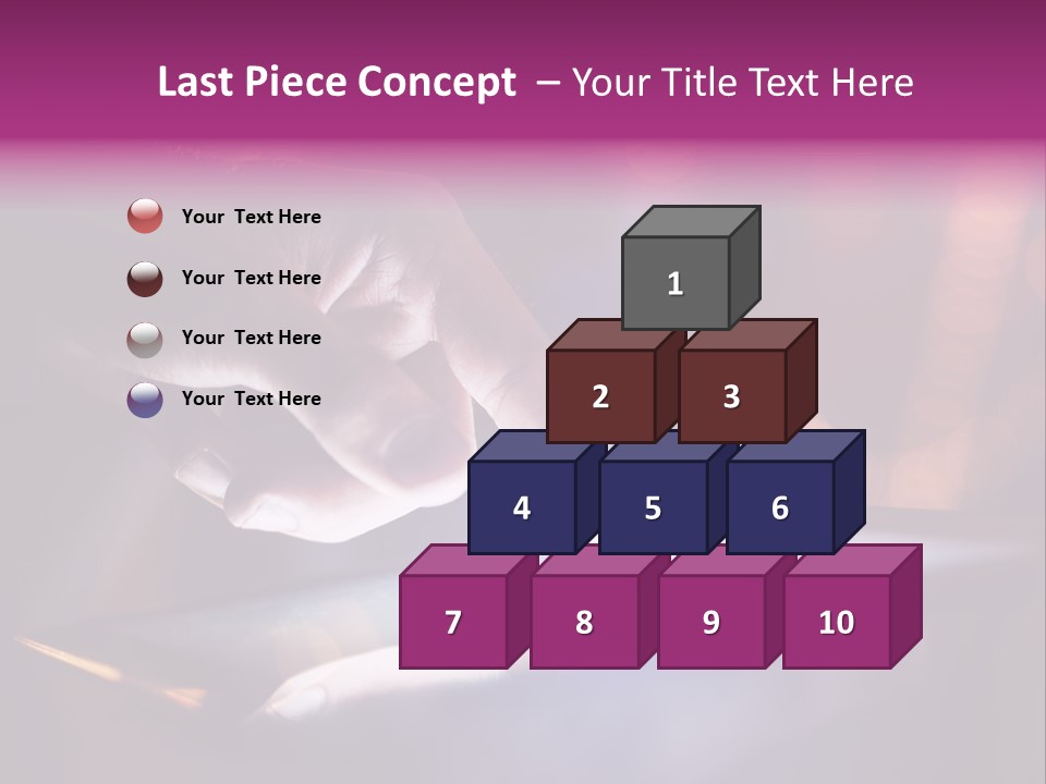 A Person Using A Tablet On A Table PowerPoint Template