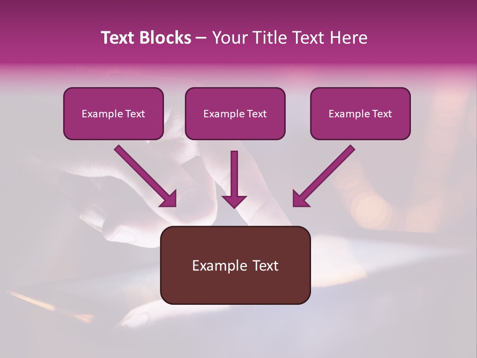 A Person Using A Tablet On A Table PowerPoint Template