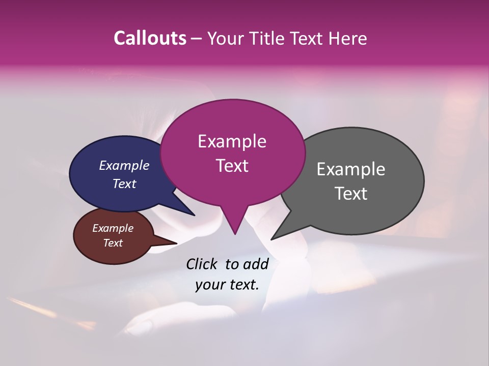 A Person Using A Tablet On A Table PowerPoint Template
