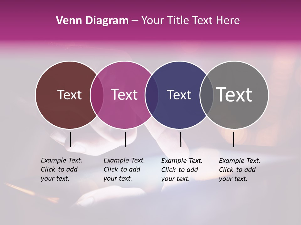 A Person Using A Tablet On A Table PowerPoint Template