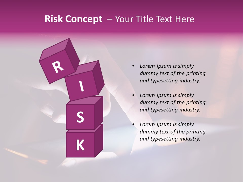 A Person Using A Tablet On A Table PowerPoint Template