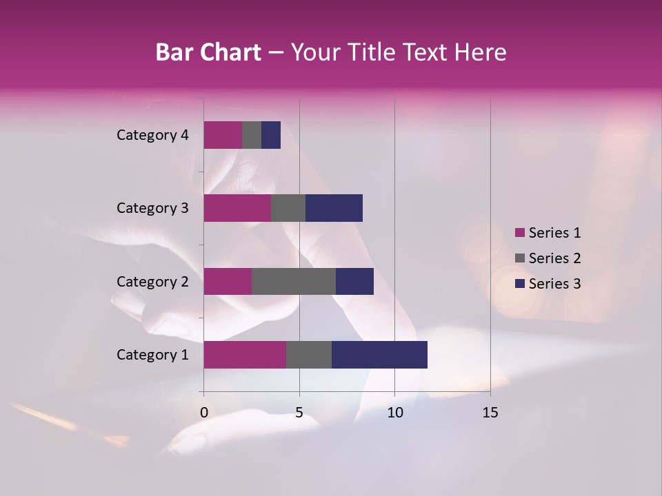 A Person Using A Tablet On A Table PowerPoint Template