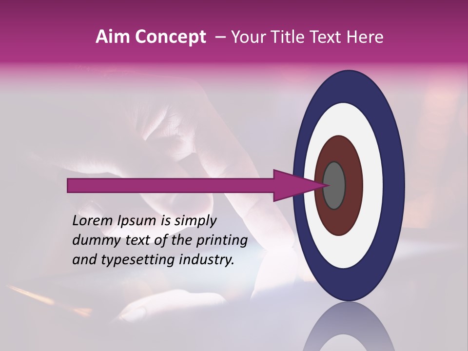 A Person Using A Tablet On A Table PowerPoint Template