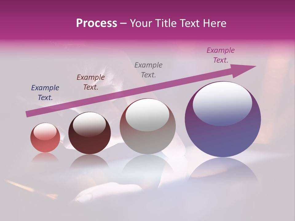 A Person Using A Tablet On A Table PowerPoint Template