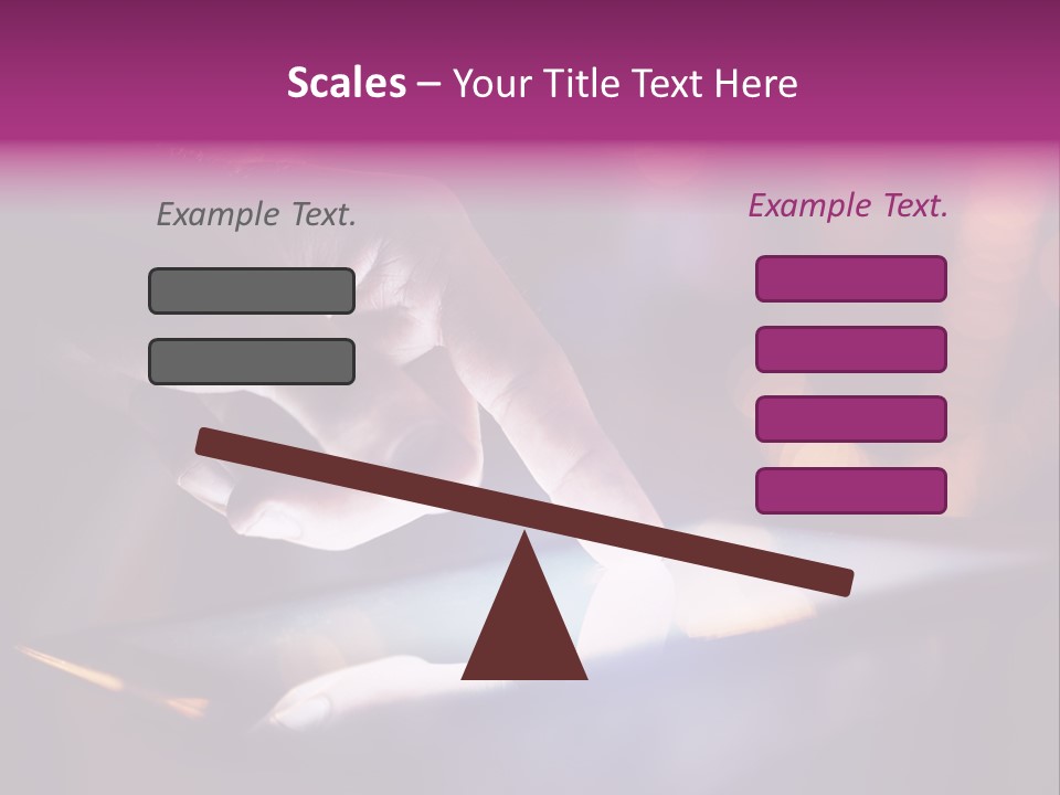 A Person Using A Tablet On A Table PowerPoint Template