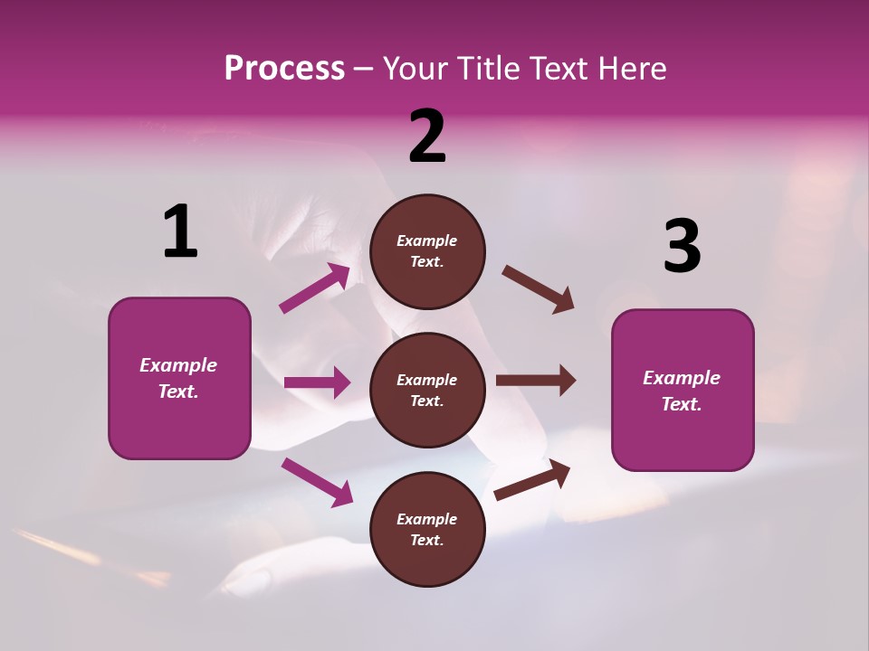 A Person Using A Tablet On A Table PowerPoint Template