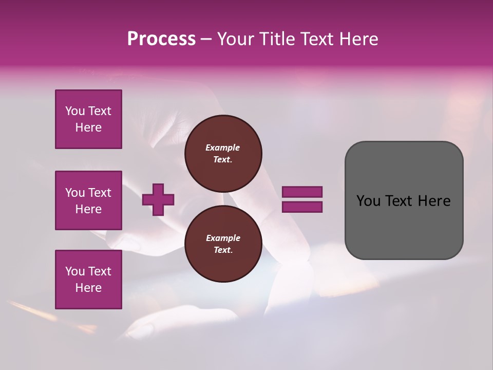 A Person Using A Tablet On A Table PowerPoint Template