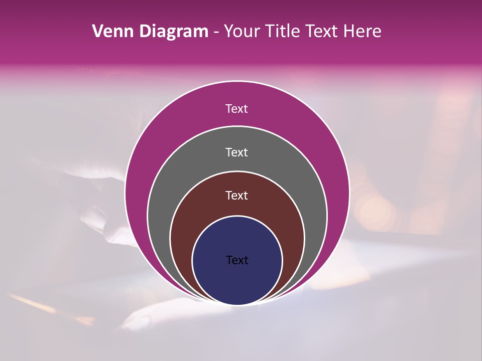 A Person Using A Tablet On A Table PowerPoint Template