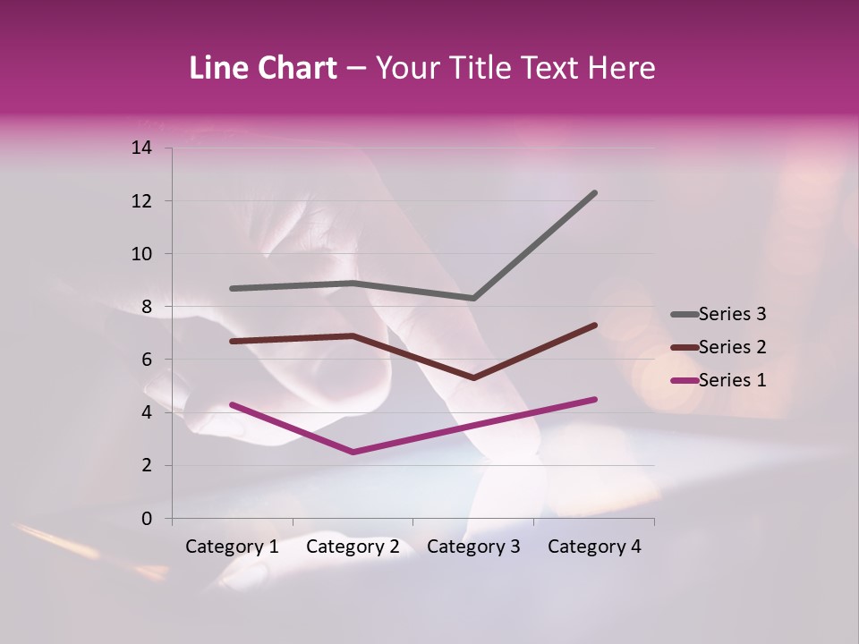 A Person Using A Tablet On A Table PowerPoint Template