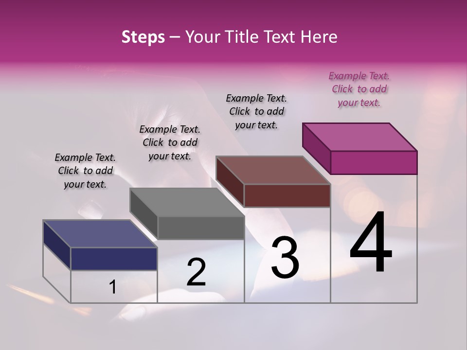 A Person Using A Tablet On A Table PowerPoint Template