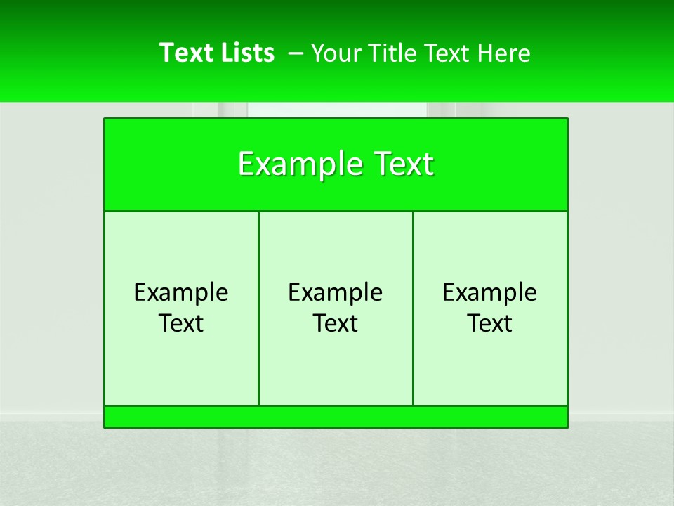 An Open Door Leading To A Large City PowerPoint Template