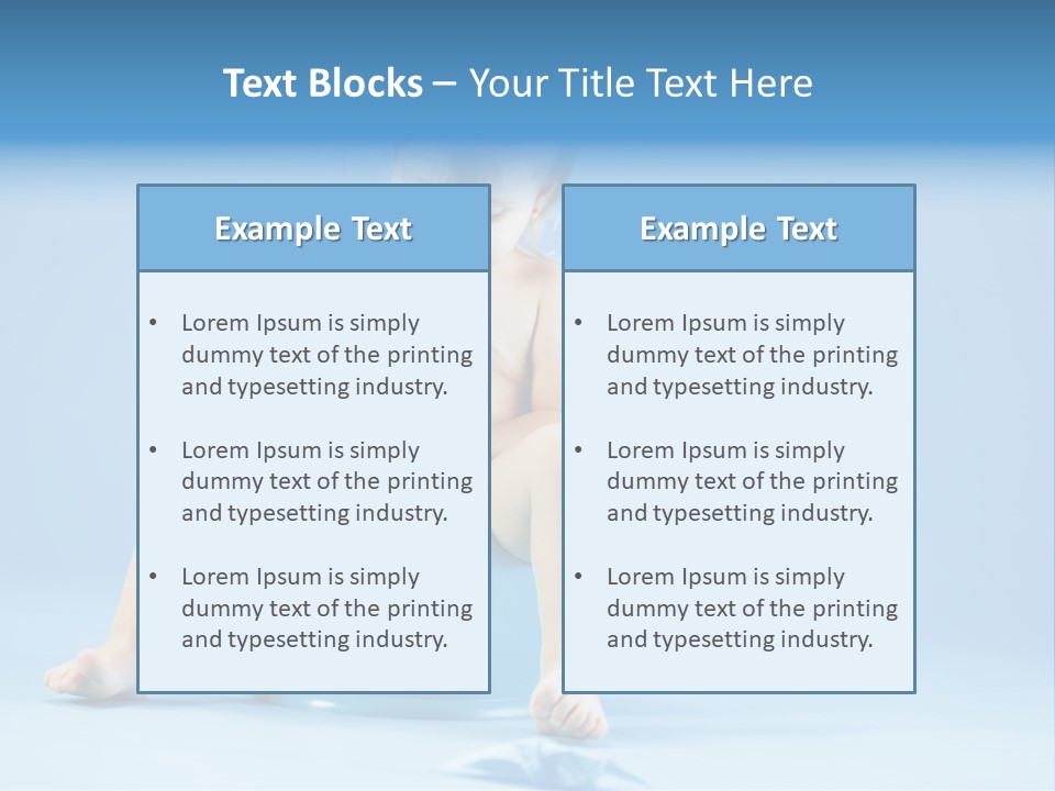 A Baby Sitting On A Blue Potty With A Roll Of Toilet Paper PowerPoint Template