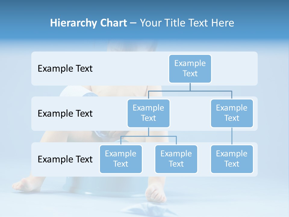 A Baby Sitting On A Blue Potty With A Roll Of Toilet Paper PowerPoint Template