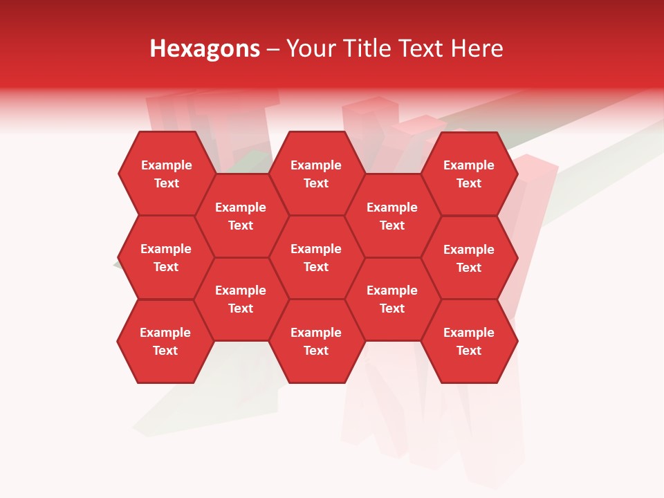 A Red And Green Arrow With The Word Taf On It PowerPoint Template