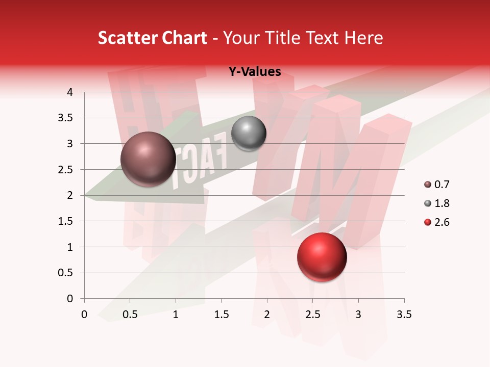 A Red And Green Arrow With The Word Taf On It PowerPoint Template