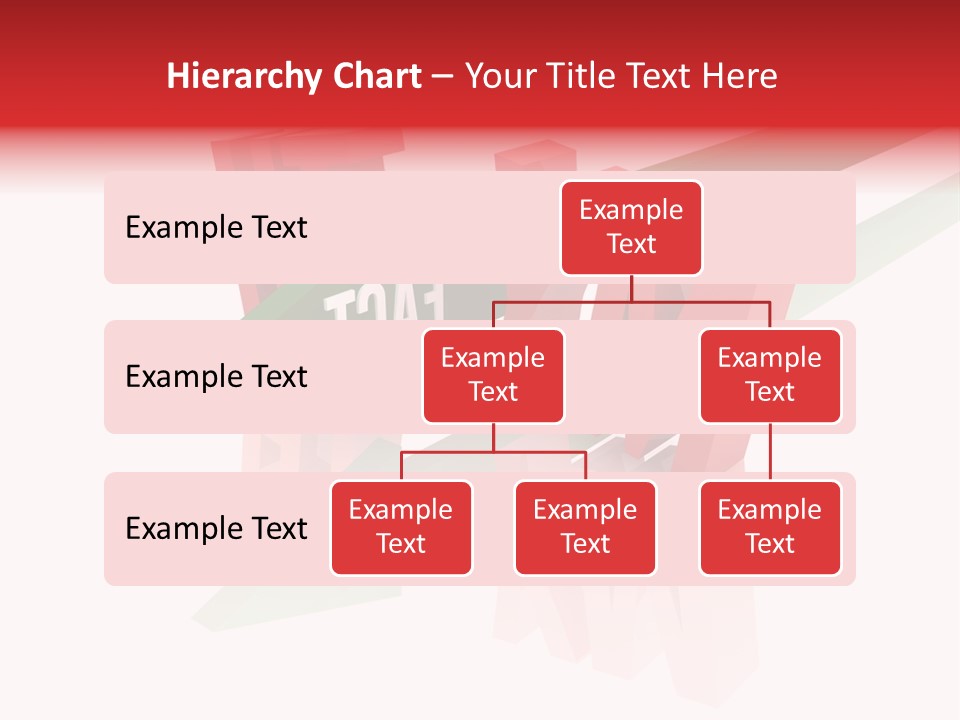 A Red And Green Arrow With The Word Taf On It PowerPoint Template