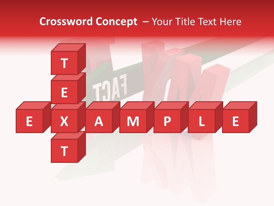 A Red And Green Arrow With The Word Taf On It PowerPoint Template