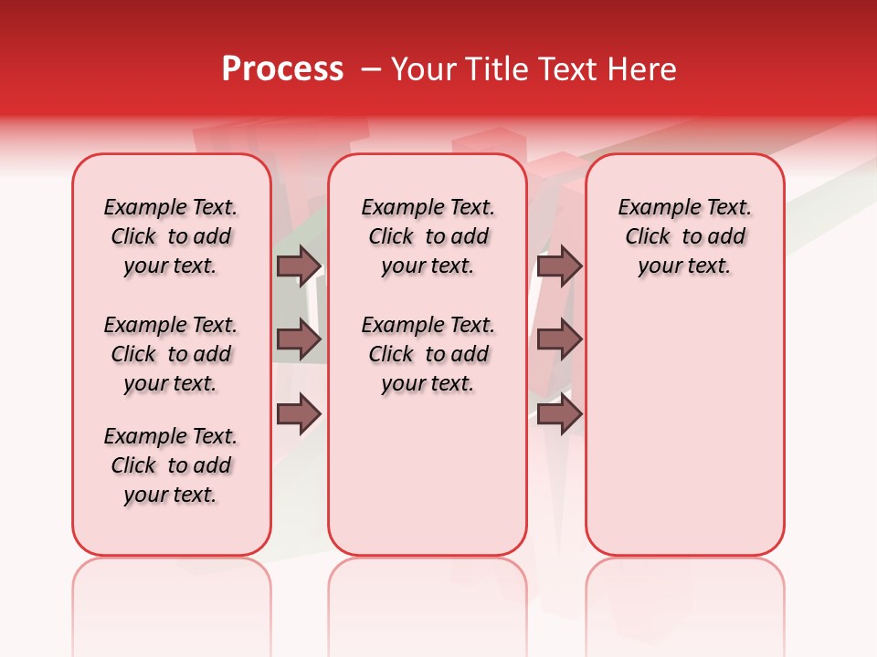 A Red And Green Arrow With The Word Taf On It PowerPoint Template