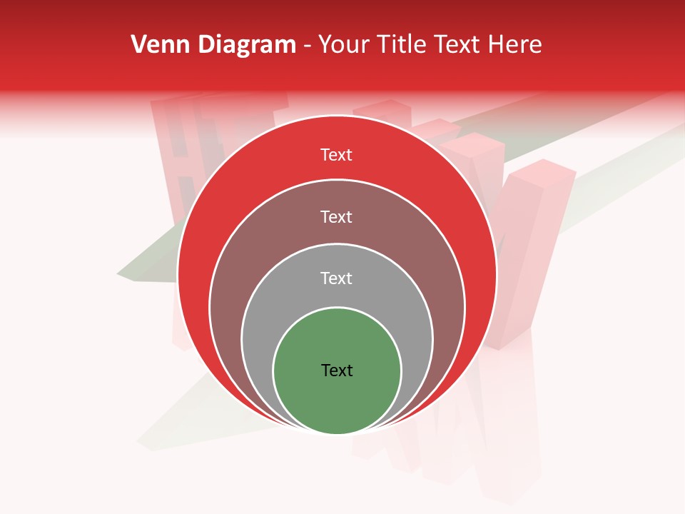 A Red And Green Arrow With The Word Taf On It PowerPoint Template