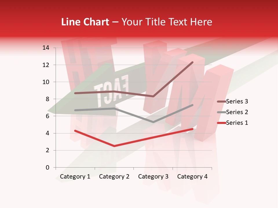 A Red And Green Arrow With The Word Taf On It PowerPoint Template