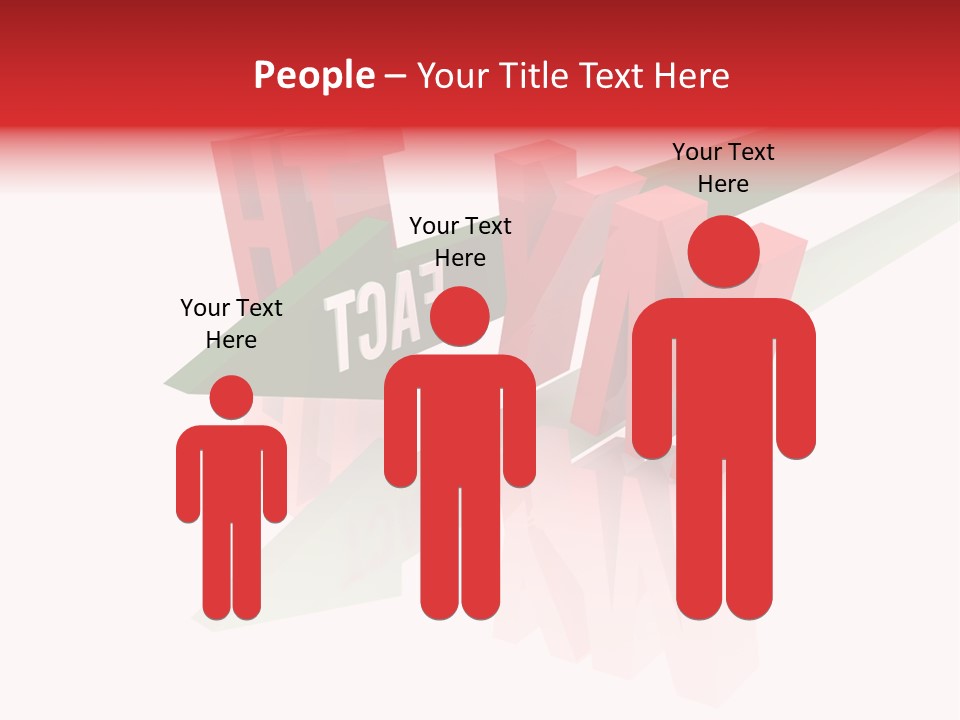 A Red And Green Arrow With The Word Taf On It PowerPoint Template