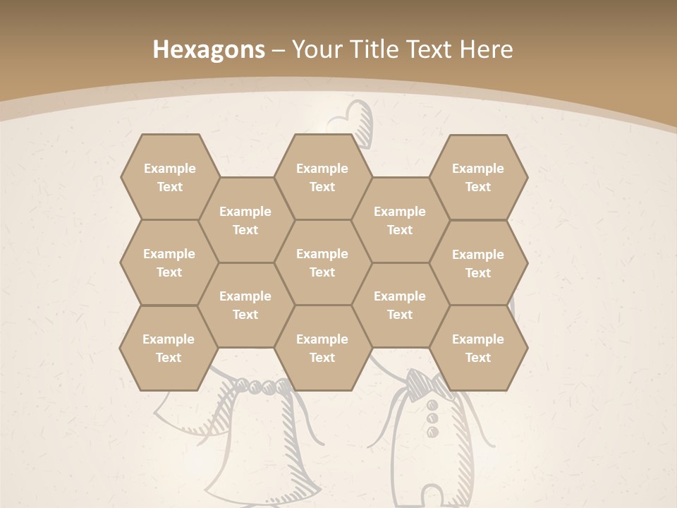 A Couple Of People Are Standing Next To Each Other PowerPoint Template