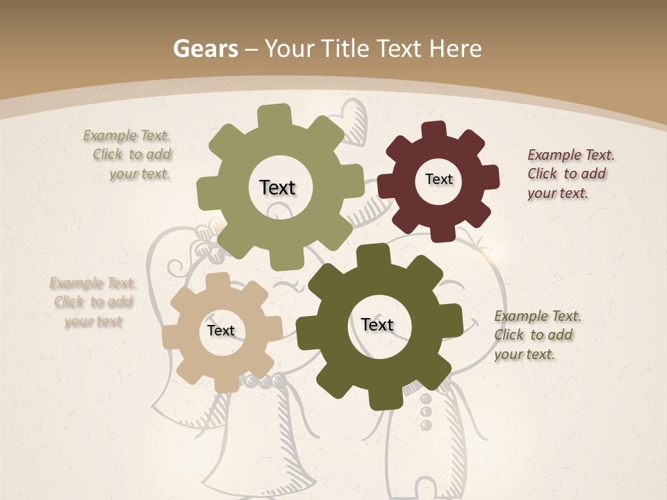A Couple Of People Are Standing Next To Each Other PowerPoint Template