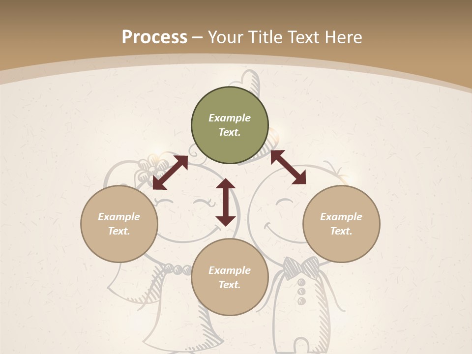 A Couple Of People Are Standing Next To Each Other PowerPoint Template