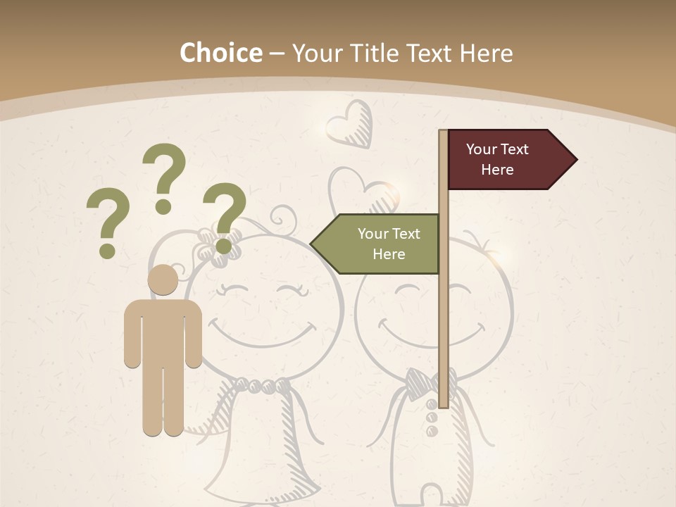A Couple Of People Are Standing Next To Each Other PowerPoint Template