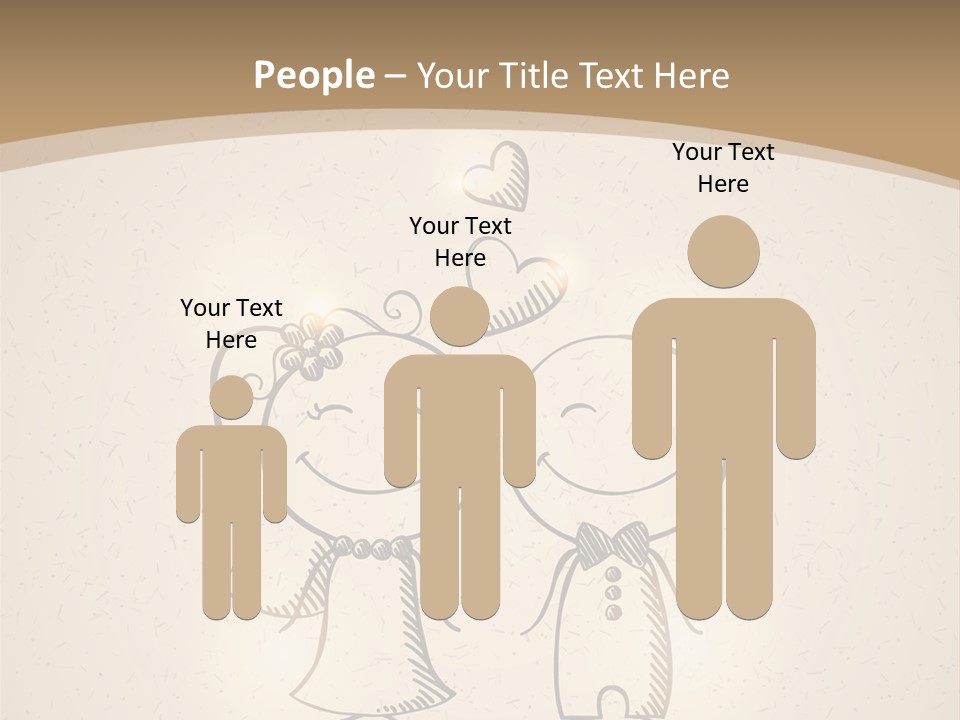 A Couple Of People Are Standing Next To Each Other PowerPoint Template