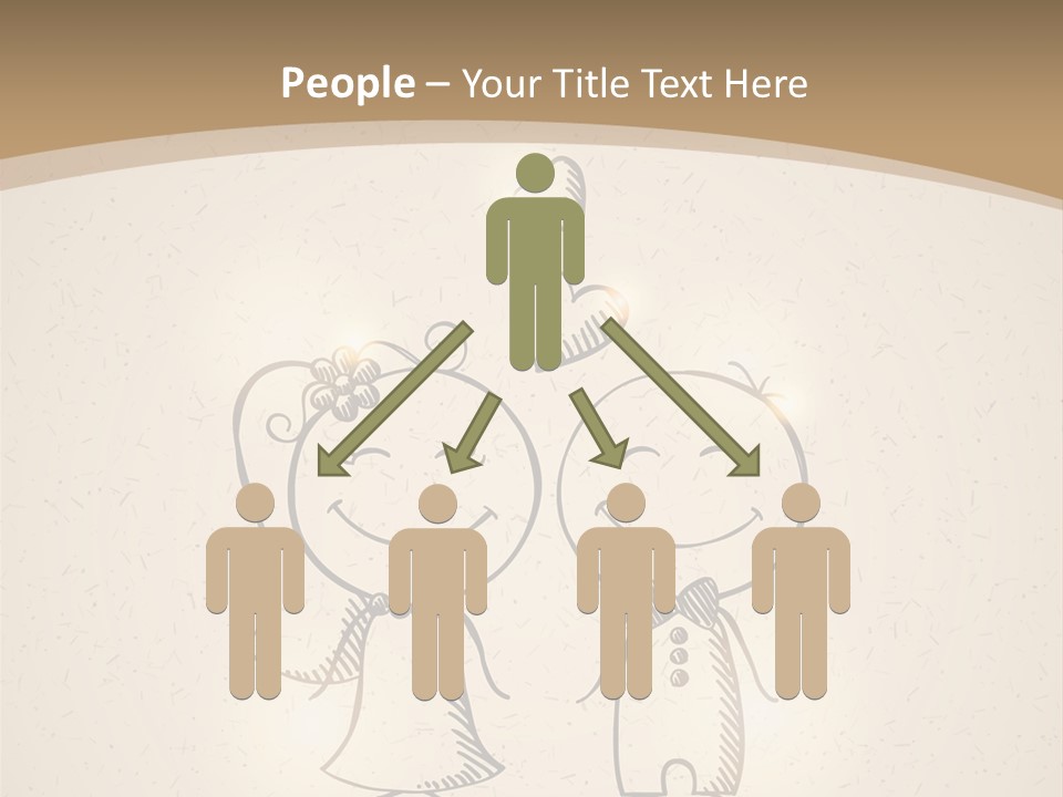 A Couple Of People Are Standing Next To Each Other PowerPoint Template