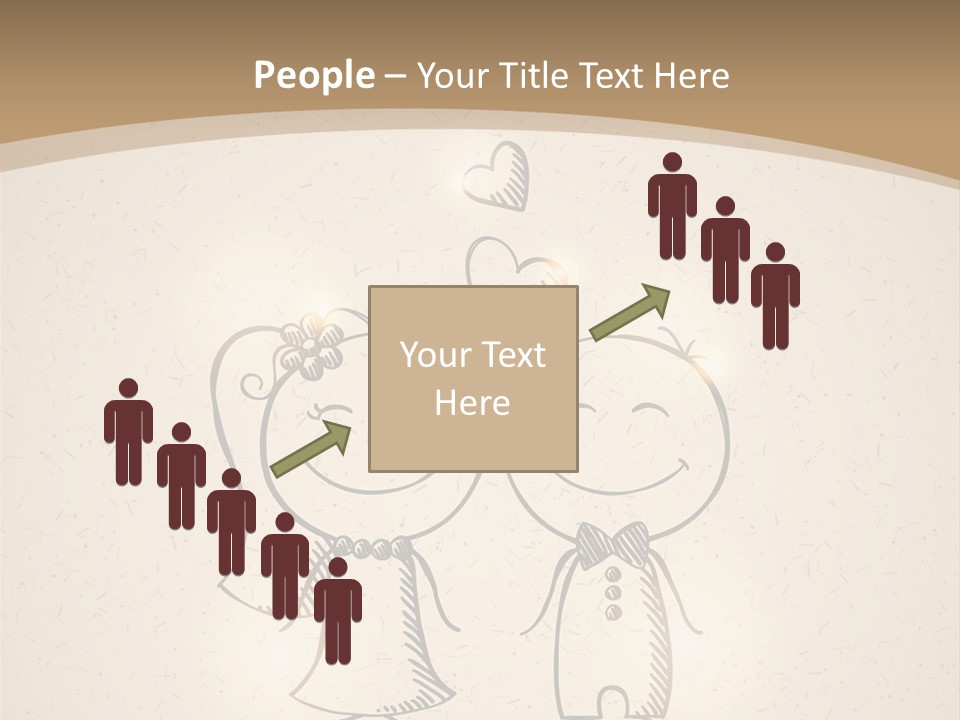 A Couple Of People Are Standing Next To Each Other PowerPoint Template