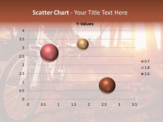 A Person Riding A Bike On A Dirt Road PowerPoint Template