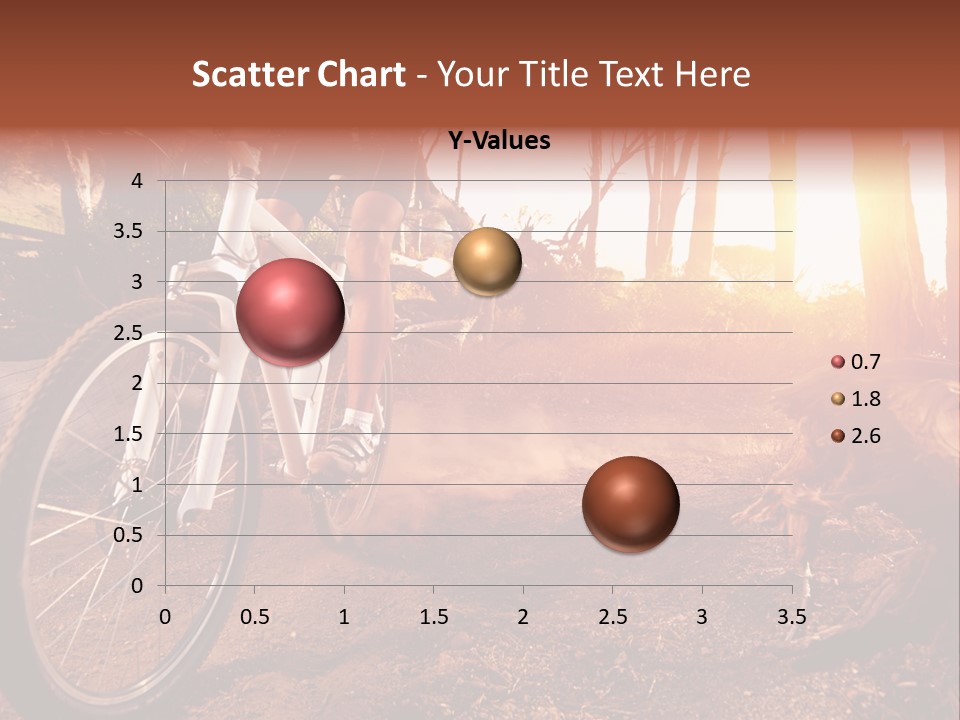 A Person Riding A Bike On A Dirt Road PowerPoint Template