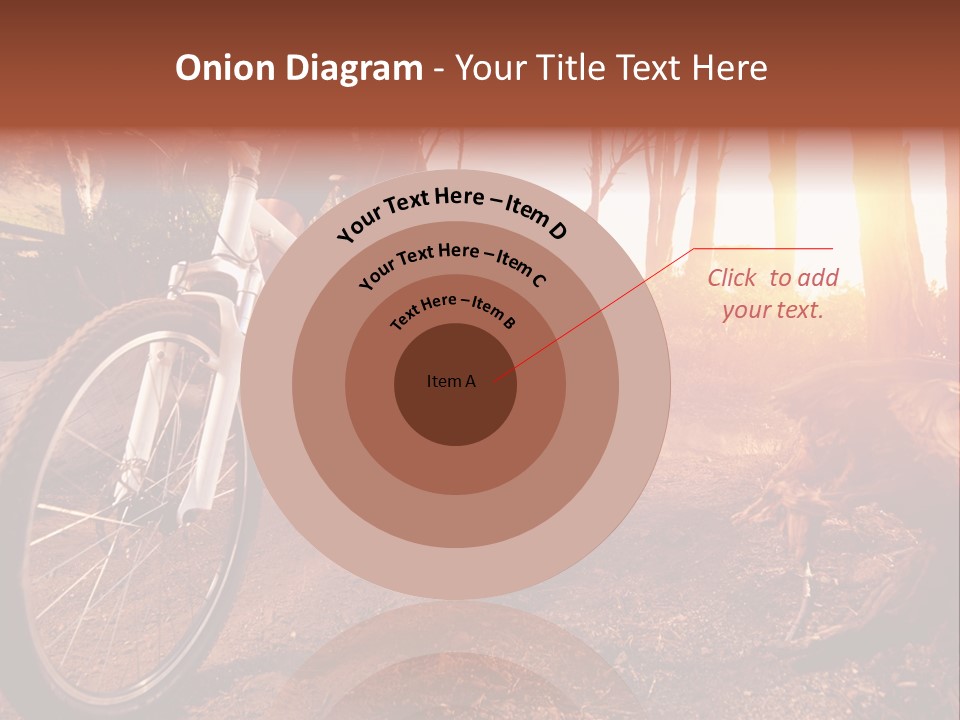 A Person Riding A Bike On A Dirt Road PowerPoint Template
