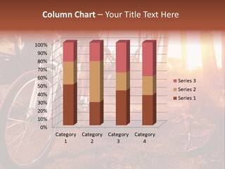 A Person Riding A Bike On A Dirt Road PowerPoint Template