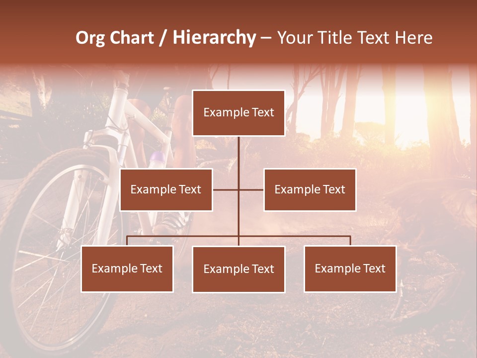 A Person Riding A Bike On A Dirt Road PowerPoint Template