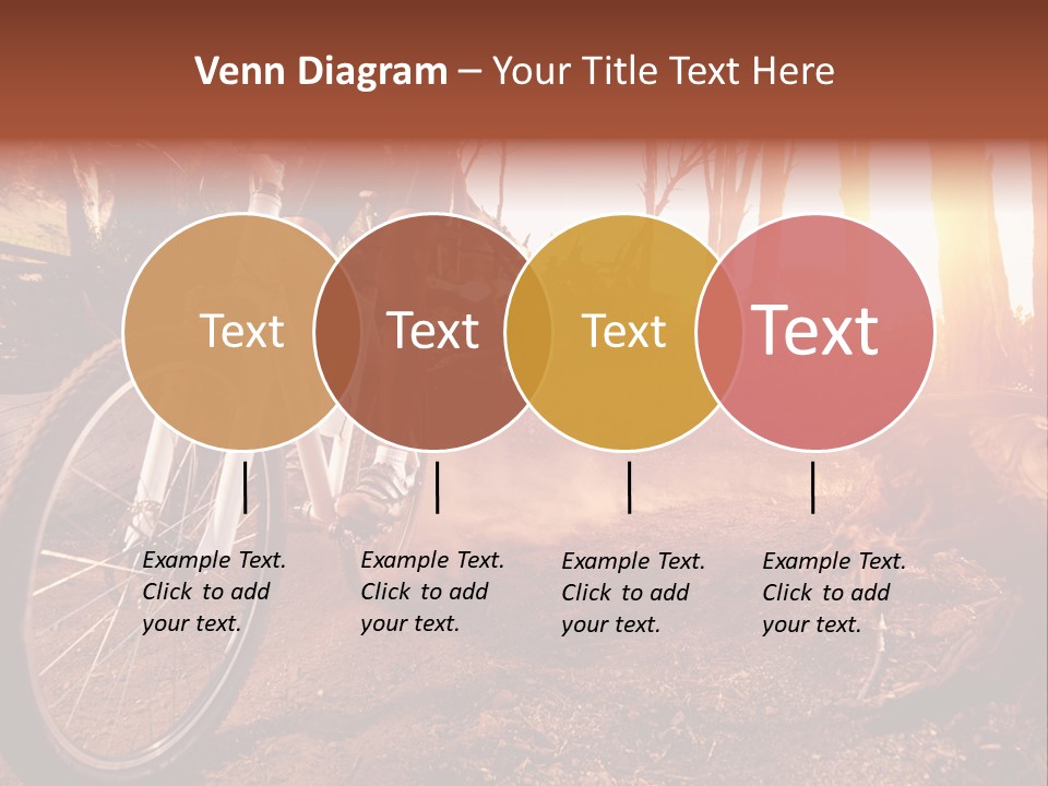 A Person Riding A Bike On A Dirt Road PowerPoint Template