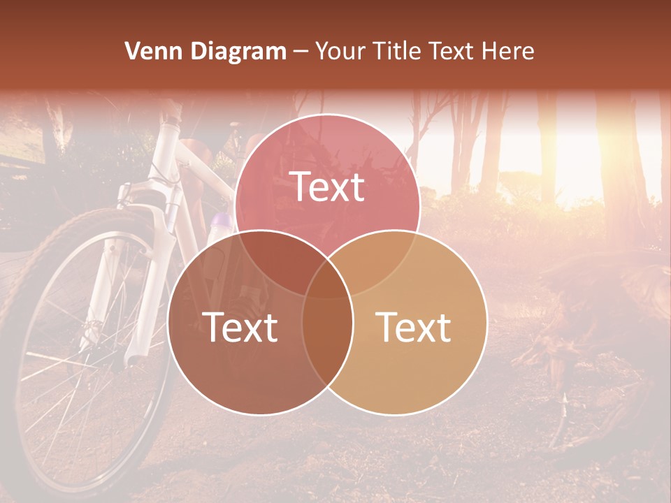 A Person Riding A Bike On A Dirt Road PowerPoint Template